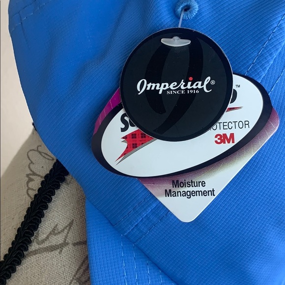 Golf Blue 18 Birdies Scotch guard Cap Hat - Picture 6 of 8